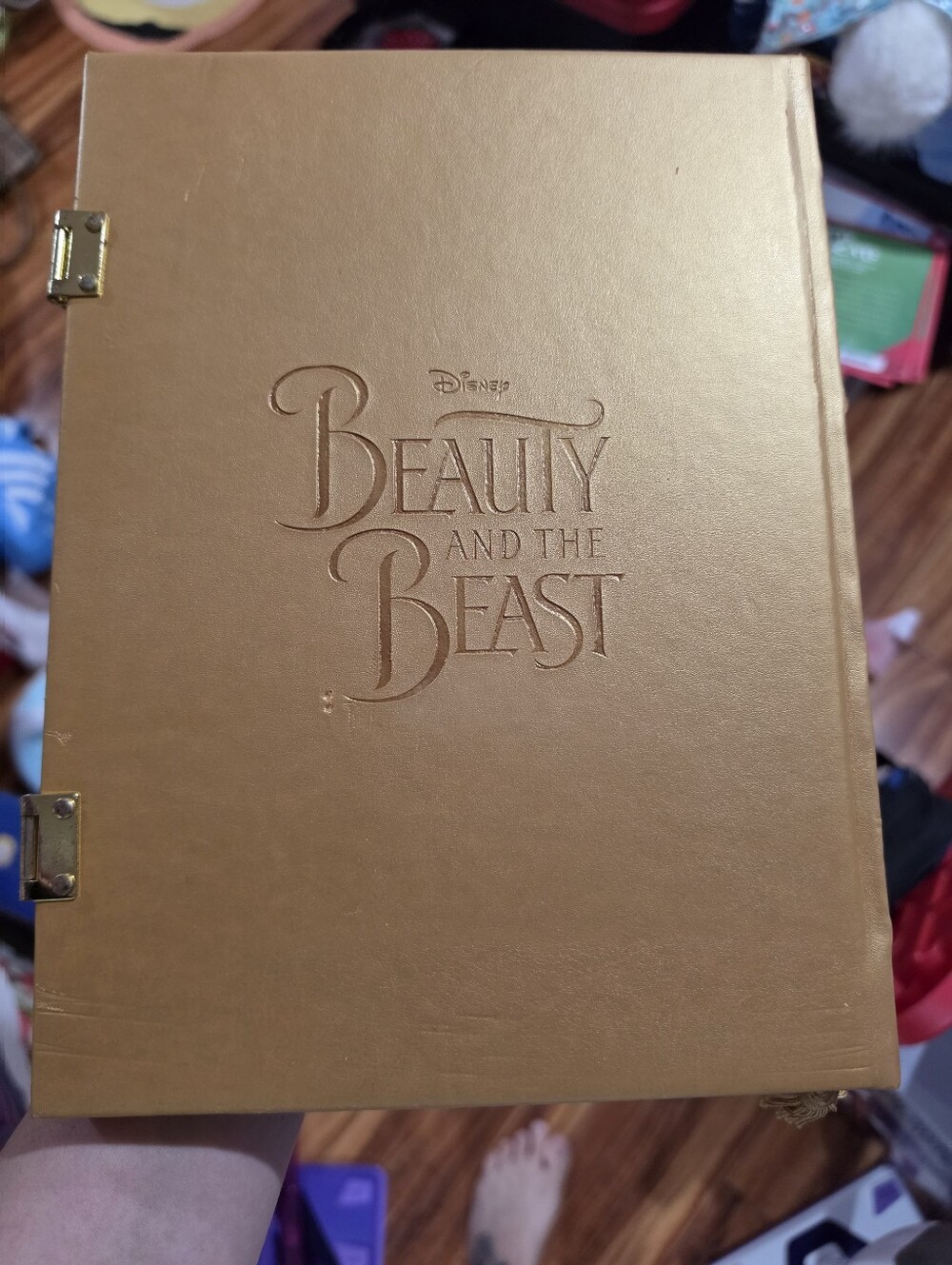 Disney Beauty and the Beast Gold Keepsake Book Journal Brand New